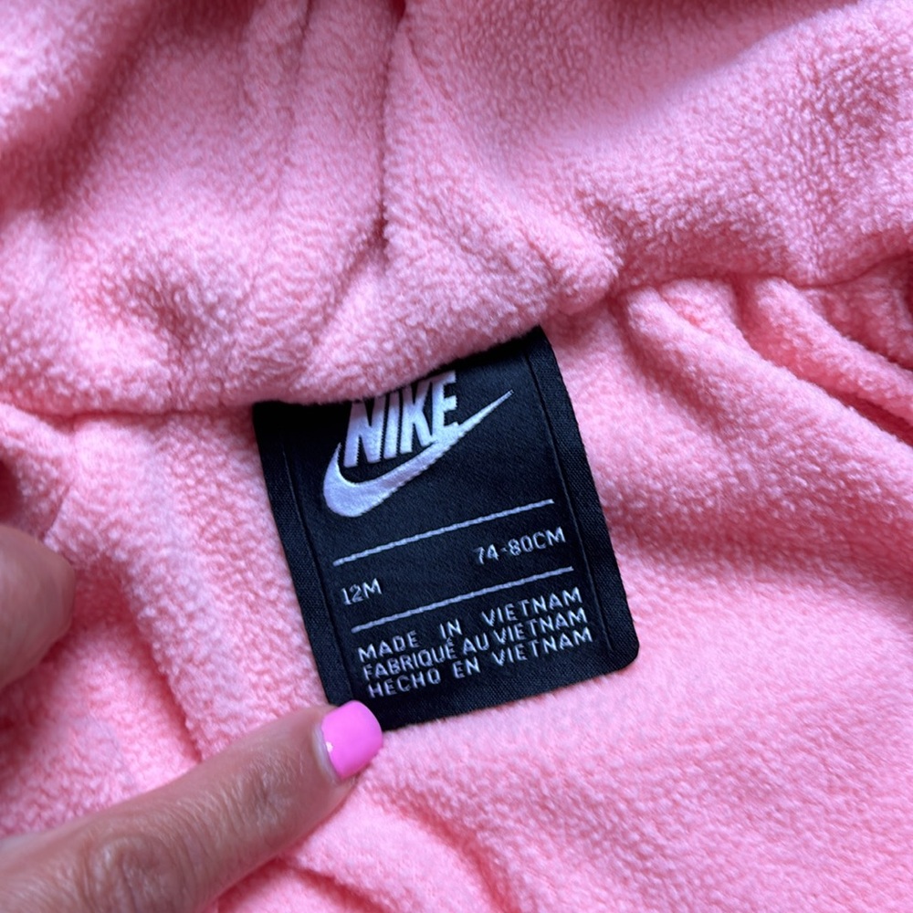 Nike Pink Puffer One Piece Snow Suit - Picture 3 of 6